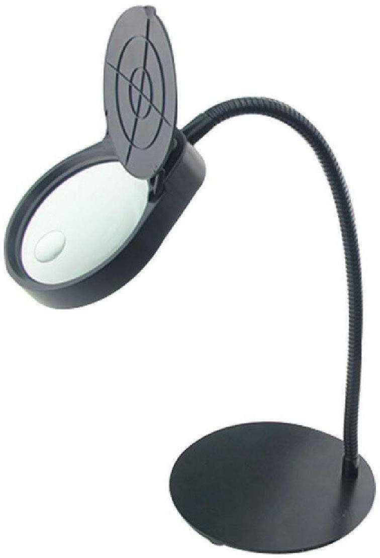 Lupa do ekranu Lupa biurkowa Lampa stołowa ze składanym elektronicznym szkłem powiększającym Odczyt konserwacji Duże powiększenie 5X-krotne Wspornik z możliwością ściemniania LED można dowolnie