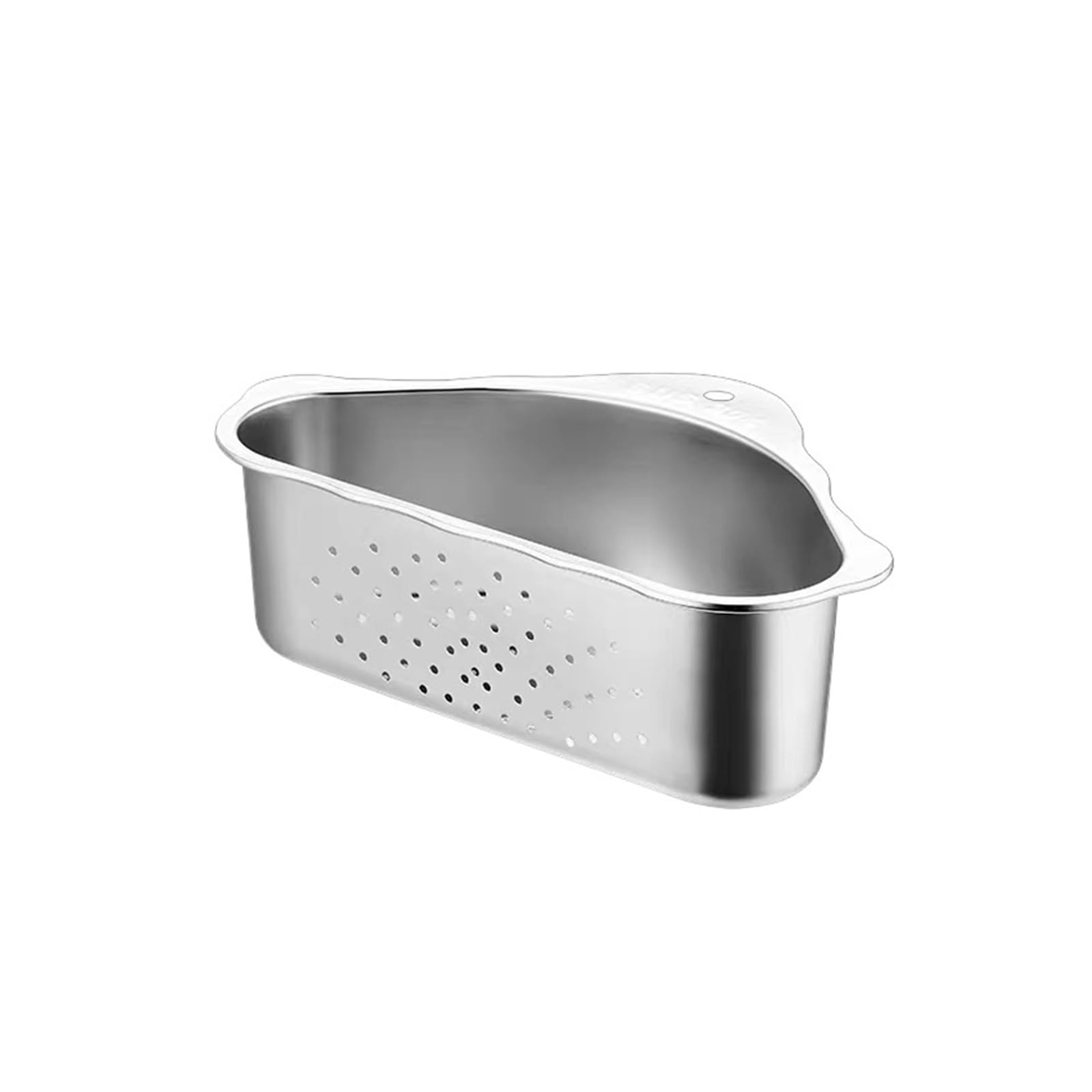 WZPTLKIBAD Triangular Sink Drain Basket, Stainless Steel Corner Shelf