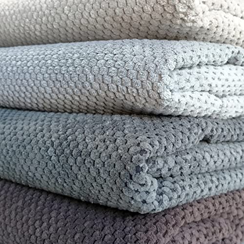 4L Textil Teo Kuscheliges Hundebett Bezug abnehmbar und waschbar Hundekorb mittelgroße Hunde Hundekissen flauschig Hundekörbchen Hundesofa (Ersatzbezug(100x80 cm), Beige)