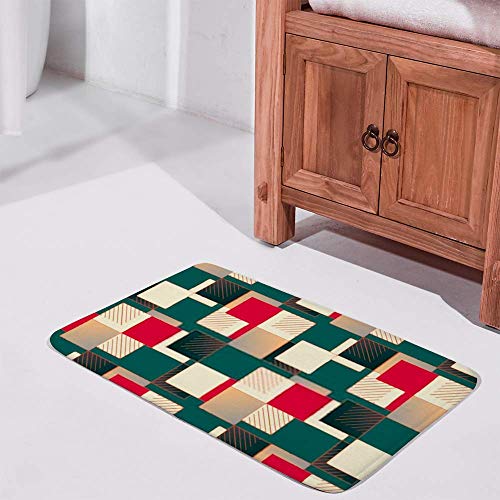 Tapis de bain antidérapant en microfibre absorbant et lavable en machine