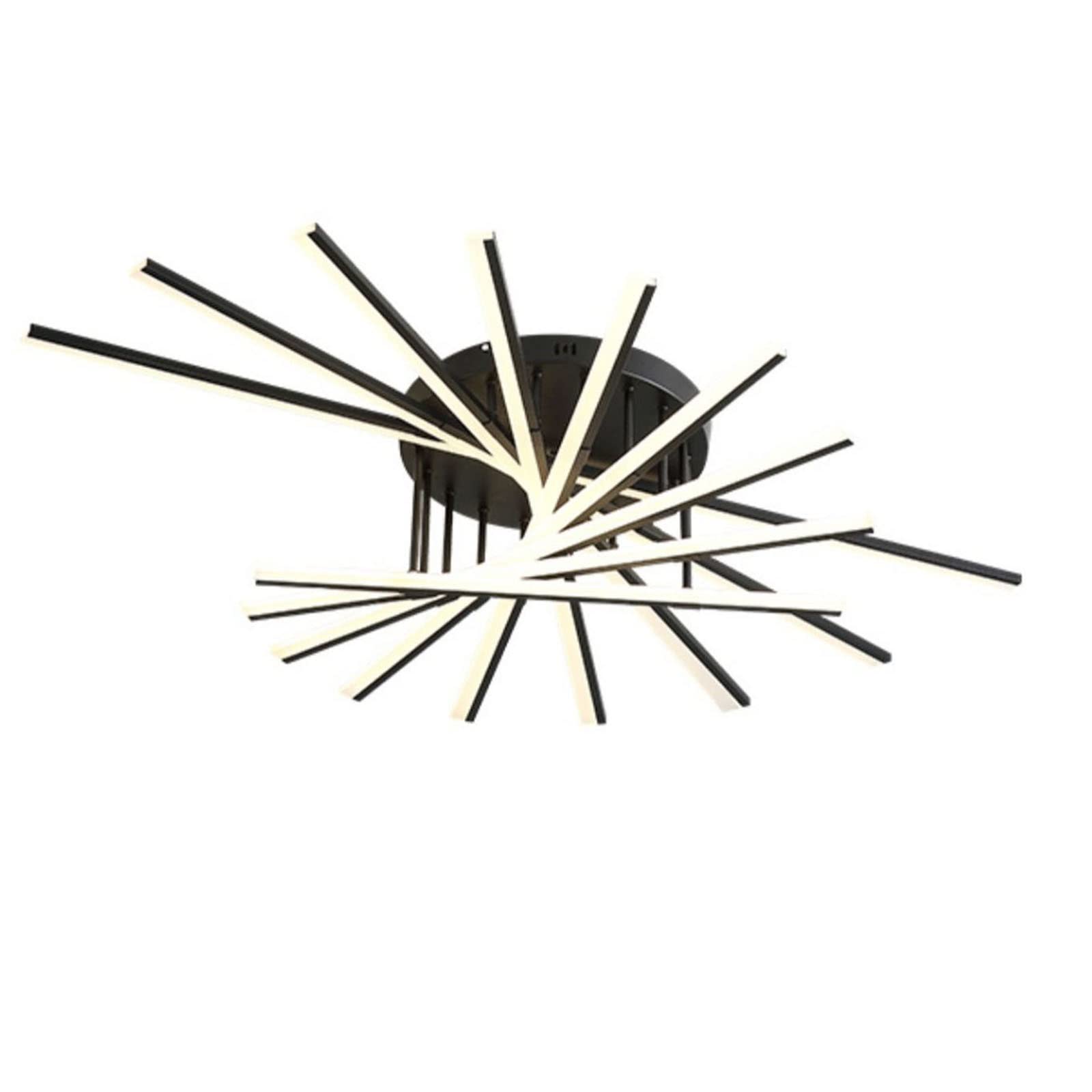 Ceiling Light Fixture Flush Mount Black Industrial Chandeliers Decorative Lighting for Bedroom Restaurants Cafe Indoor Ceiling Lamp
