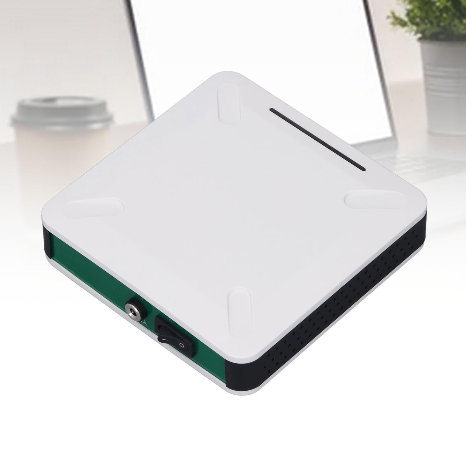 Generatore di Impulsi a Bassa Frequenza a Bassa Frequenza da 7,83Hz con Intervallo di Regolabile, Cavo USB, Dimensioni Compatte, Materiale ABS Bianco per Rilassamento e Salute