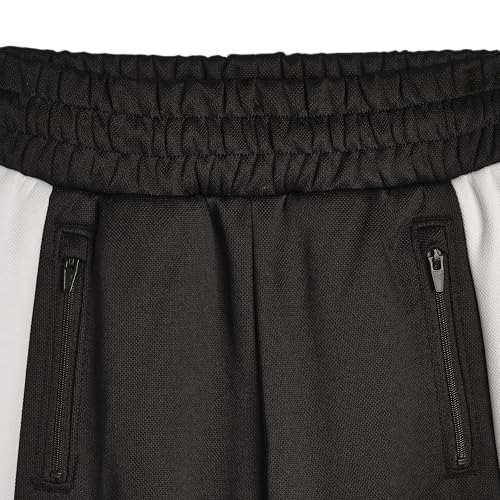 Puma Girls' T7 Foundations Classic Wide Leg Track, Pull on Pant, Drawcord Closure3