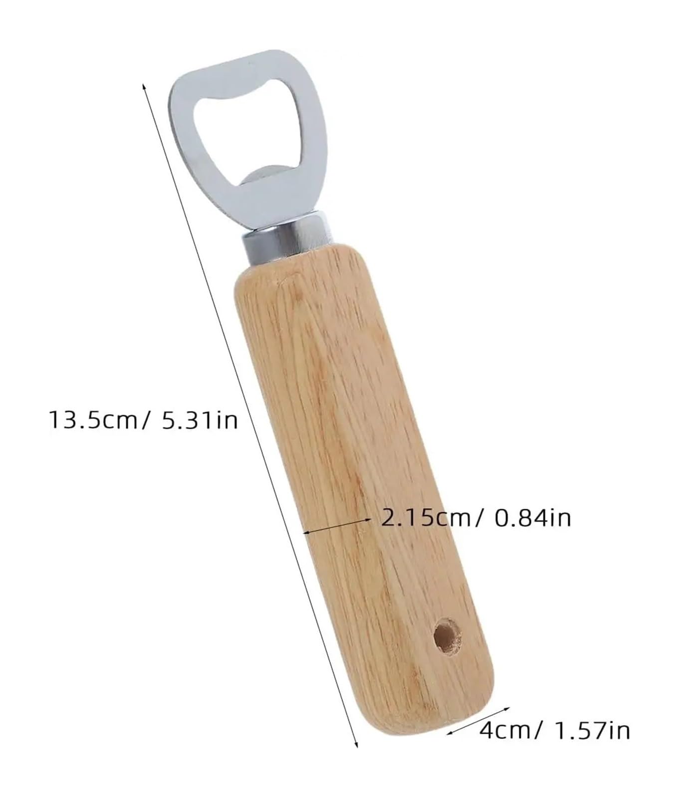 10/25/50/100-teiliges Edelstahl-Flaschenöffner-Set – Holzgriff, tragbar for Küche und Outdoor(100pcs Bottle opener)