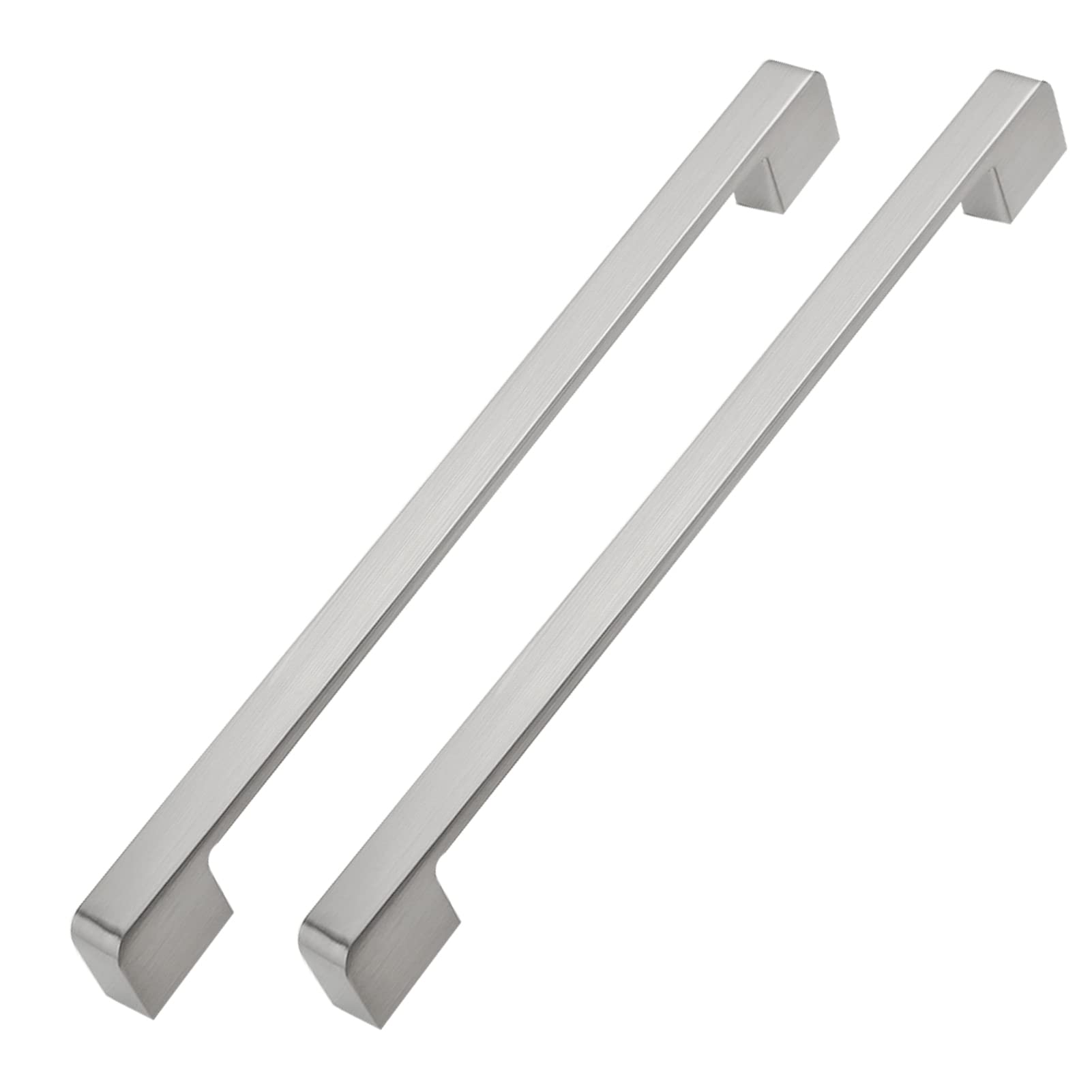 Niusabou One Color Bow Pulls Door Handles, Kitchen Cabinet Drawer Door Pulls Hardware 2 Pcs Zincy Bow Hole Distance 192-224Mm(Hole Distance 224Mm)