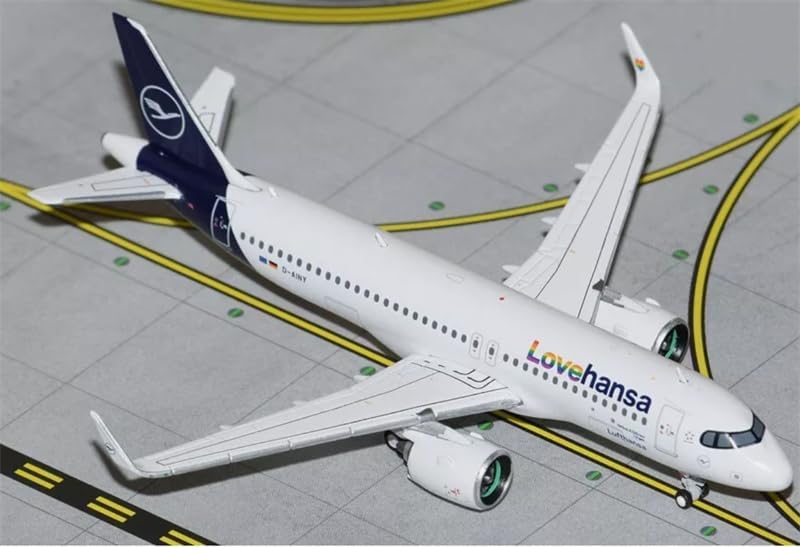 GeminiJets Lufthansa Lovehansa para Airbus A320neo D-AINY 1400 modelo preconstruido