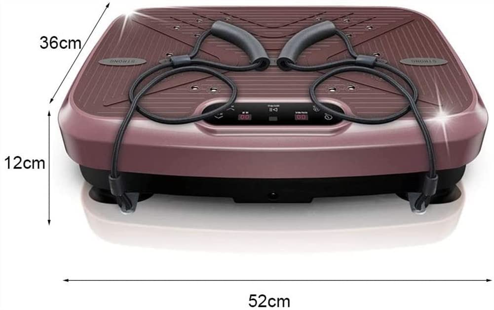 Macchina per esercizi con pedana vibrante - Attrezzatura per dimagrimento per sport domestici Allenamento per tutto il corpo Piattaforma per fitness con vibrazione Fit Massaggio Allenatore Peso massim