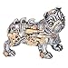 Mechaniczna Statua Zwierząt Punkowych, Wzornictwo Przemysłowe Steampunk Dog Rzemiosło żywiczne Kreatywne Ozdoby, Rzeźba do Biura/Regału/Witryny Sklepowej/Dekoracji Pulpitu