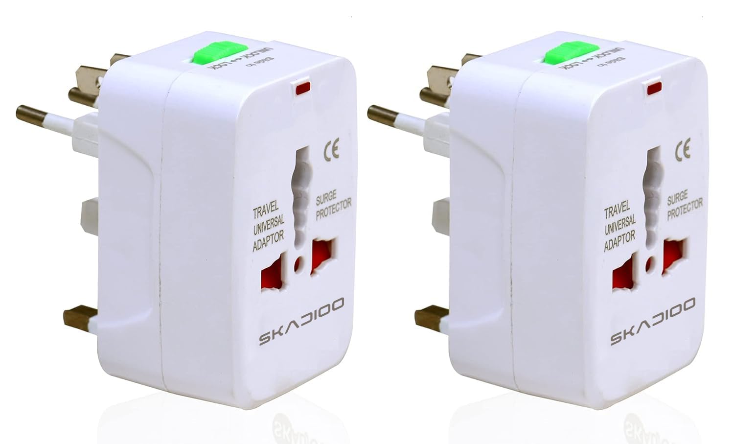 SKADIOO Universal Travel Adapter Plug - All-in-One International Power Converter for US, UK, EU, AUS, Europe, North & South America, 150+ Countries, Fast Charging, Compact, for Smartphones, Laptops-image-31