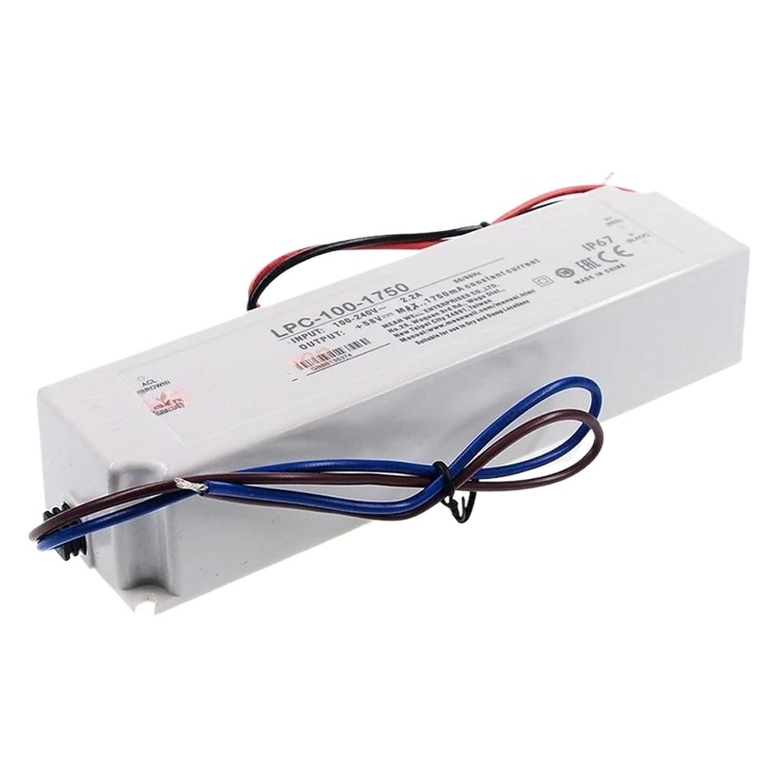 Alimentation à découpage électronique étanche LPC-100-700 courant constant éclairage LED