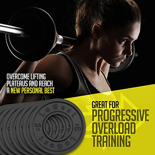 Logest Fractional Olympic Plates Set Of 8-0.50Lb Plates Fractional Weight Plates Designed For Olympic Barbells For Strength Training And Micro Plates Olympic Weight Plates #TOP3