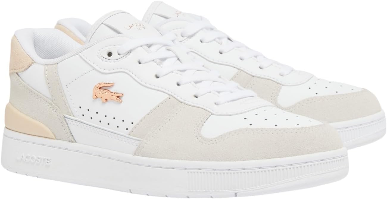 Lacoste Women's T-Clip Set Leather Sneaker