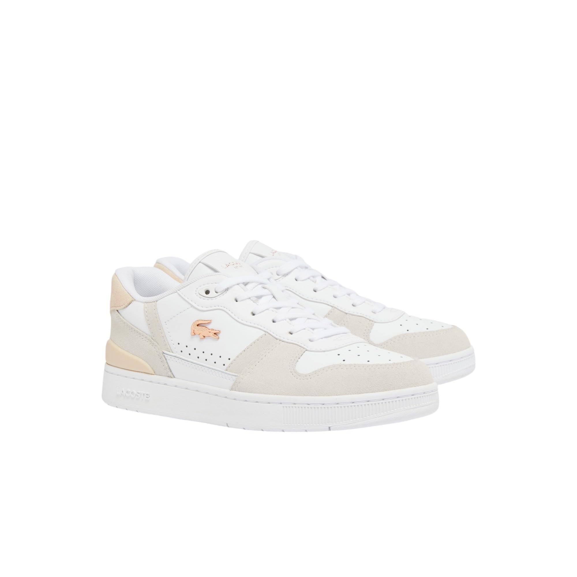 

                                                    Lacoste Women's T-Clip Set Leather Sneaker, White/