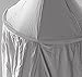 A LOVE BRAND 94.5×19.6 Inch Bed Canopy Cotton Mosquito Net for Kids,Grey