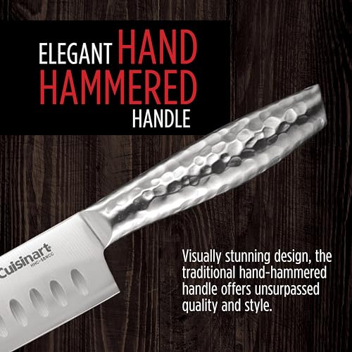Cuisinart 15-Piece Couteau japonais ensemble de blocs, acier inoxydable, finition à la main (HHC-15AMC)