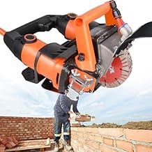 Wall Chaser, Chaser Electric Wall Chaser Cutting Machine Wall Grooving Cutter for Brick Granite Marble Concrete Cutter, Applicable to A Variety of Wall Types