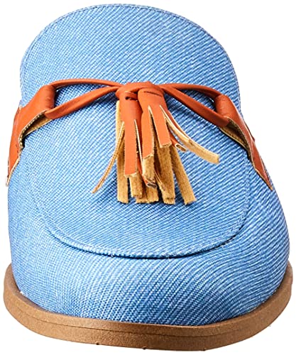 Mule Fechada Multicolorido My Shoes, Jeans/Canga, 36