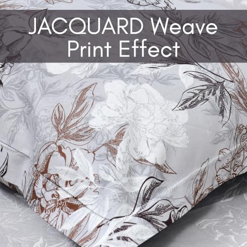 Image of Mafatlal 186 Tc Grandiose Pure Cotton Bedsheet for King Size Bed | 274 X 274 Cm | Heat-Relief Summer Bedding Fabric for Relaxing Sleep | 2 Pillow Covers | Formal Grey