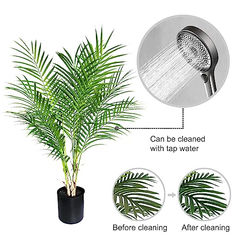 Besamenature 30" Little Artificial Paradise Palm Tree Plant, Fake Tropical Palm Tree For Home Office Decoration #TOP6