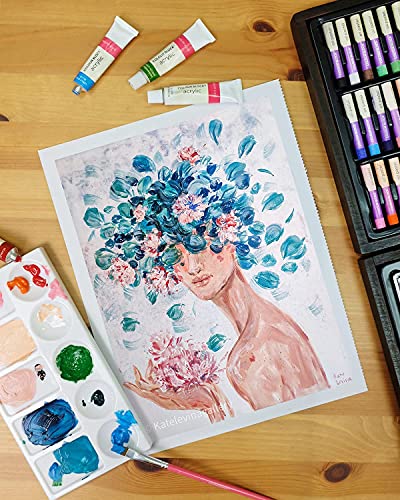 Colour Block 73 Piece Art Kit - Complete Set Of Sketch, Acrylic, And Watercolor Supplies For Adults And Teens, Perfect For Painting, Drawing, And Mixed Media Projects, Great Gift For Aspiring Artists #TOP4