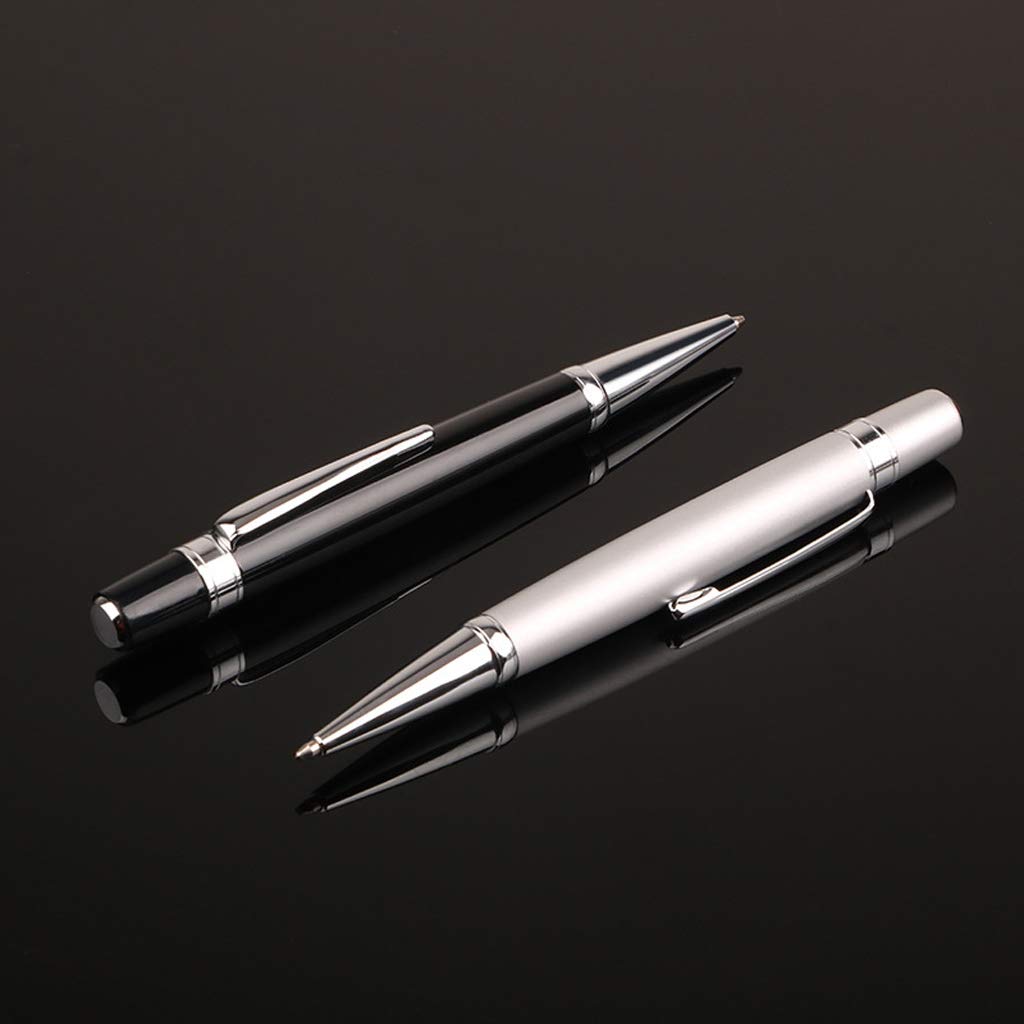 Luxury Metal Ballpoint Pen Roller 1 0mm Black Business Writing Office School Supplies Pencil Tips — view 7