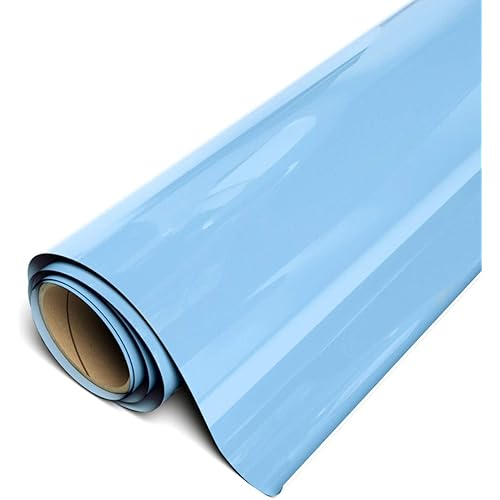 Siser EasyWeed HTV 15" x 5ft Roll - Iron on Heat Transfer Vinyl (Pale Blue)