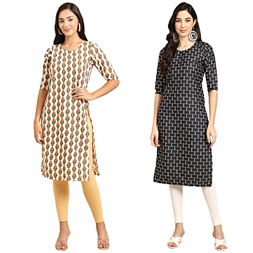 Image of Pinkmint Women's Crepe Regular Kurta