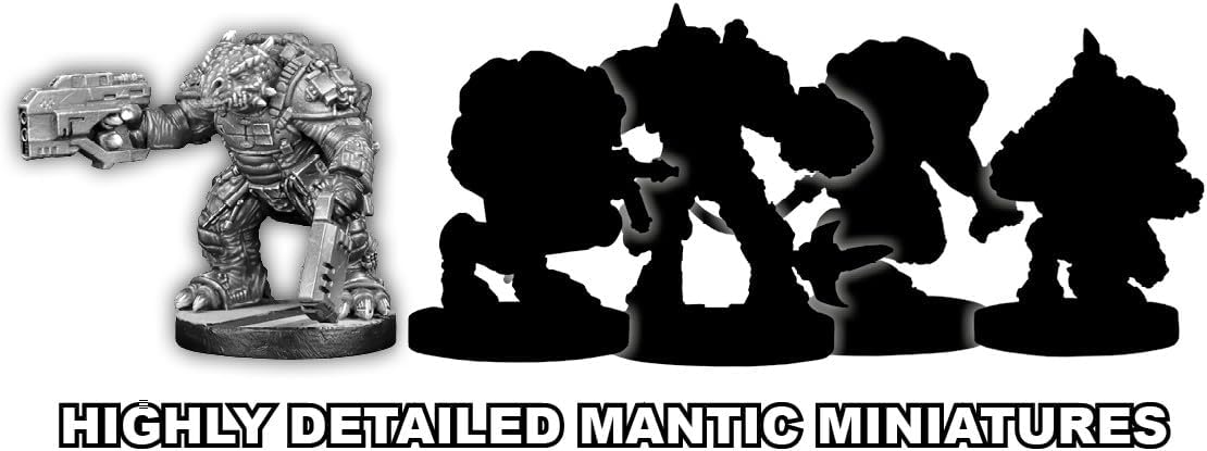 Deep Space Pest Control - Sci-Fi Adventure Game, 24-Day Calendar with Pre-Assembled Miniatures & Scenery, Daily Surprises for Thrilling Space Heroics
