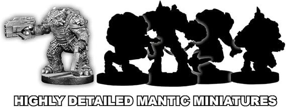 mantic Games | Deep Space Pest Control: Advent Calendar | 24-Day Sci-Fi Tabletop Game Countdown | Miniatures, Terrain, Dice & Tokens | Festive Game Experience