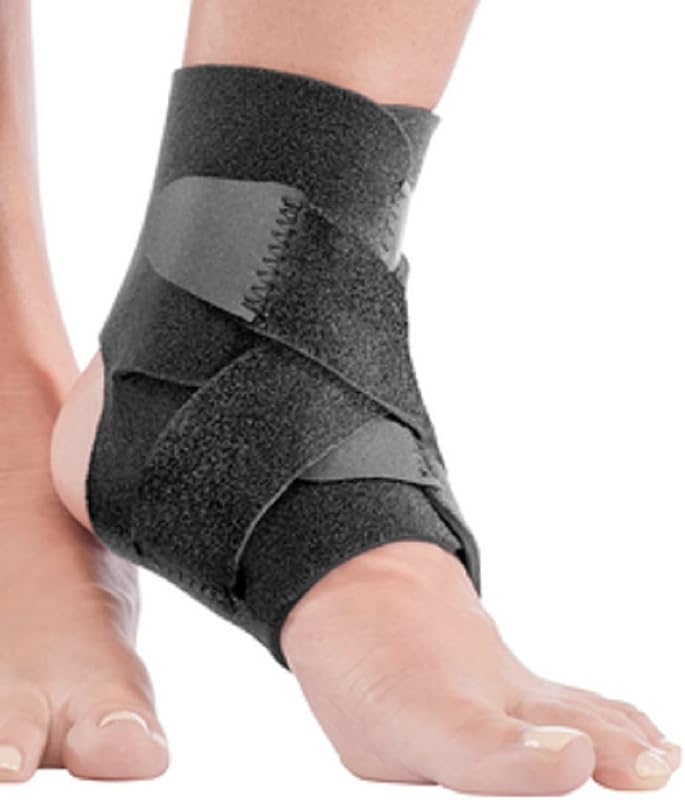 Tobillera ajustable Mueller, negro, talla única