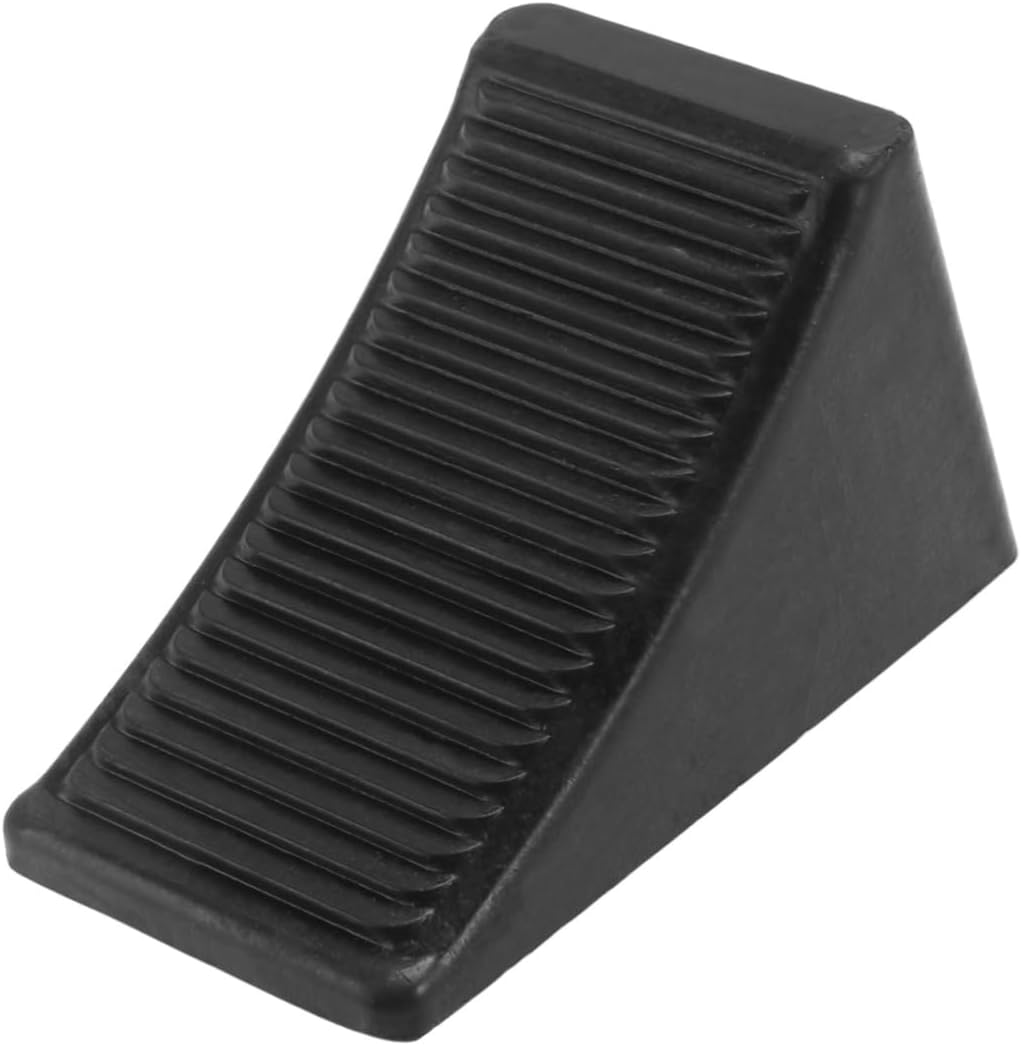 SOLUSTRE 2pcs Solid Rubber Wheel Chock Heavy Duty Car Slip Device Stabilizer for Rv Trailer Wheels