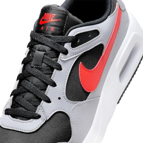 Image of Nike Mens Air Max Sc-Black /Picante Running Shoes Red-Cement Grey-Cw4555-015-6Uk, 6 UK