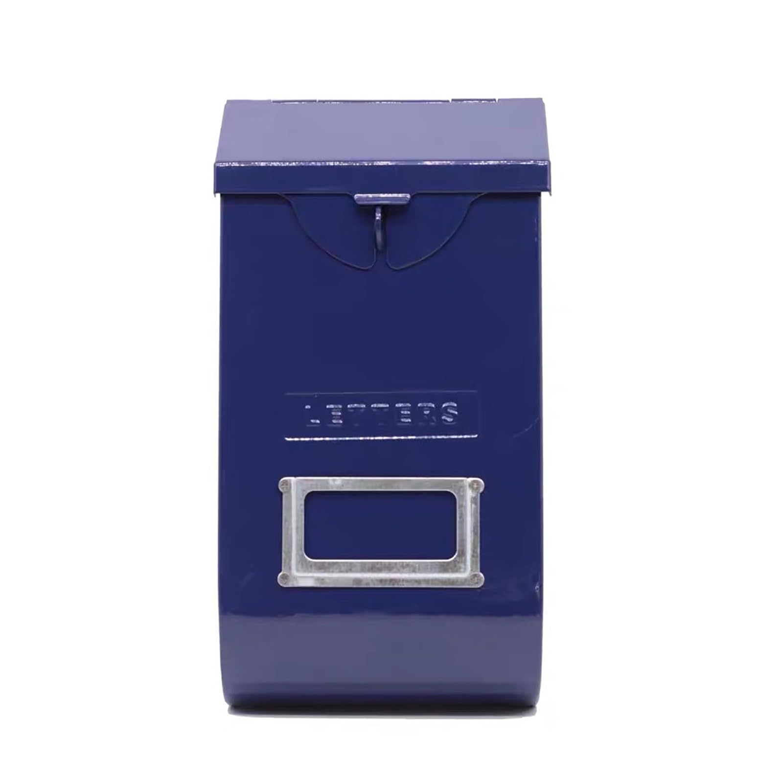 Email address, Retro Nostalgic Mailbox, No Lock, Medium Capacity, Suitable for Outdoor, Home, School, Company(Blue)