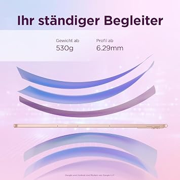 Lenovo Idea Tab Plus Tablet 12.1 2.5K LCD Display 16:10 MediaTek Dimensity 6400 Integrated Arm Mali-G57 Grafik 8GB RAM 128 GB Speicher Android 15 Sand Rose Farbe inkl. Lenovo Pen