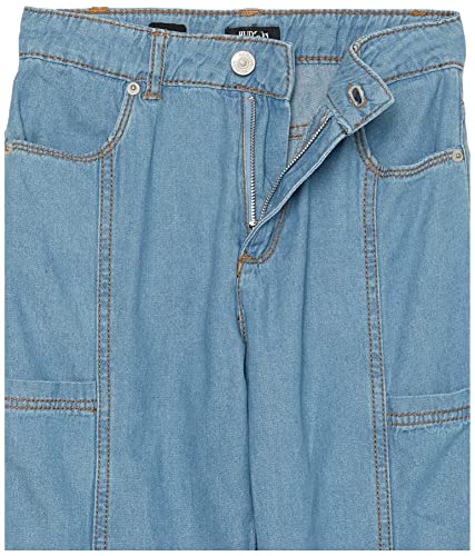 Hudson Jeans Girls' High Rise Cargo Pocket Denim Jean, Rain Wash, 7 #TOP3