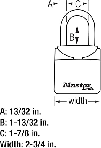 Vista 5 de Master Lock Lock Box, Set Your Own Combination Portable Key Safe, 2-3/4 in. Wide, 5406D,Black, Grey