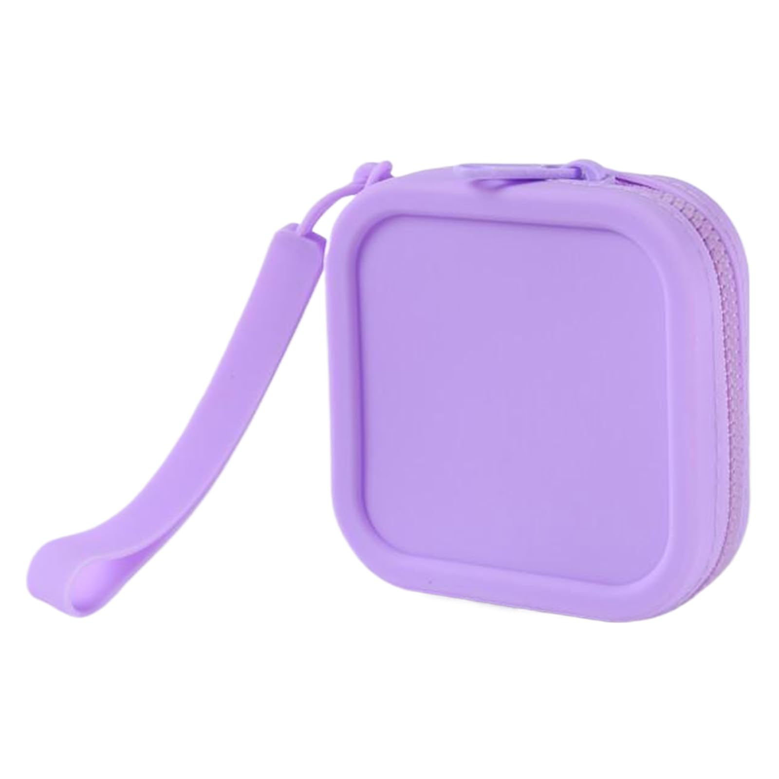 Silicone Coin Pouches Small Square Coin Purse Wallet Light Weight Water Small Charging Cable Wire Storage Bag