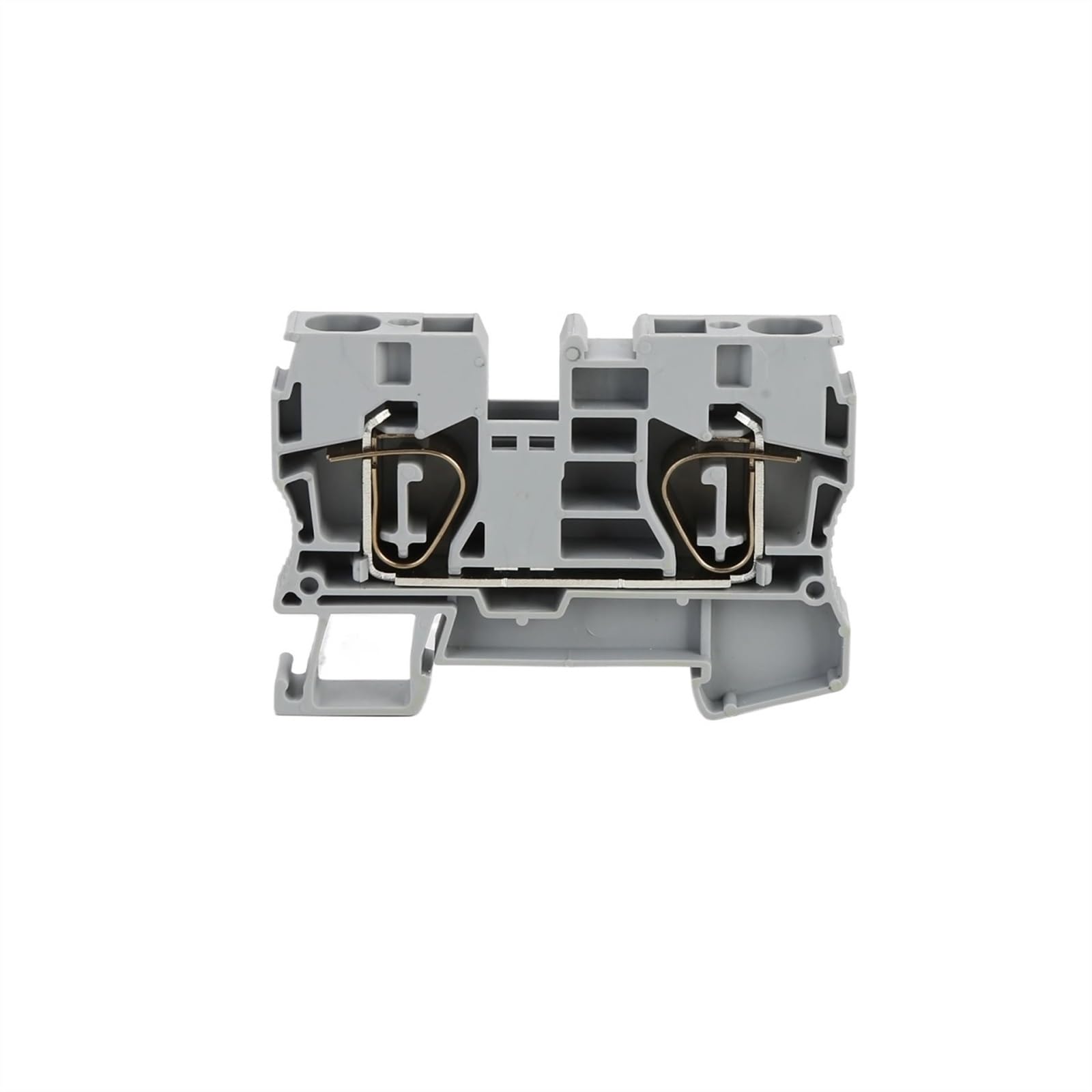 10 Pz ST10 Filo Connettore Elettrico Connessione a molla Connessione Passante Cablaggio Tirare ST 10 Morsettiera su guida Din(GREY)