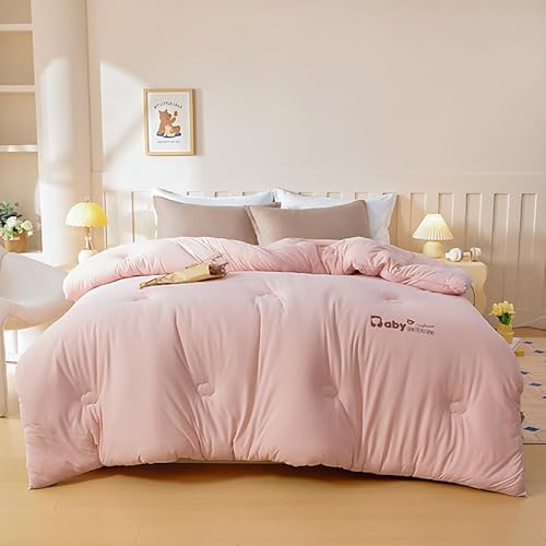 Yashe Haowu 冬用掛け布団 無地タイプ ふんわり柔らか キング単品売り5.75kg冬用 厚手あったか布団 全身をやさしく包む心地よさ 保温性◎ 抗菌防臭 洗濯機OK 冬の快眠サポート