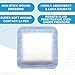 MedVance Super Absorbent Dressing, Non-Adhesive Pads for Wound Care, for Pressure Ulcers & 1st/2nd Degree Burns, Superior Moisture Absorption, Box of 5 dressings (6