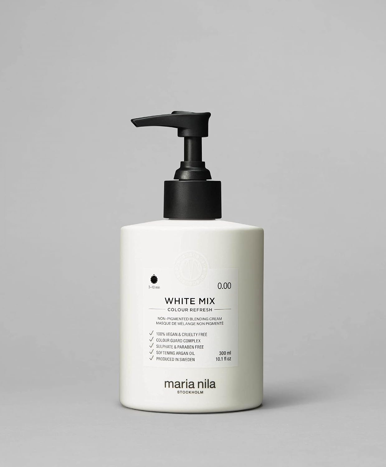 Maria Nila Colour Refresh, White Mix 300 ml, Non-pigment Hair Mask, Brings out Pastel Colours when mixed - Image 3