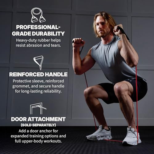 Best Resistance Bands for Women Over 50 with Arthritis: The Secret Physical Therapists Use (11 Professional Picks Revealed) 8 SPRI Xertube Resistance Bands with Handles – All Exercise Cords Sold Separately with Home Gym Workout Fitness Door Anchor Attachment Option