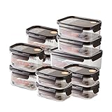 LOCK & LOCK Vorratsdosen 11er Set BISFREE, bpa frei & luftdicht - Frischhaltedosen mit Deckel für Kühlschrank, Tiefkühler & Mikrowelle geeignet