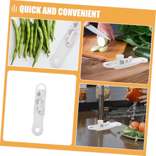 Cortadora Multifuncional 3 piezas para Frijol ABS Blanca miniatura 7
