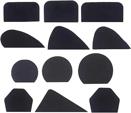 Miniatura 8 de 12 piezas de formas de mango de taza, moldes de mango de taza de cerámica para hacer arcilla, moldes de mango de taza de diferentes formas y tamaños