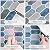 Walanz 10 Sheets Peel and Stick Backsplash, Self Adhesive Wall Tiles, 3D Adhesive Tile Backsplash, 12"x12"Morocco Premium Self Adhesive Wall Tiles Peel and Stick for Kitchen, RV(Mist Blue Diamond)