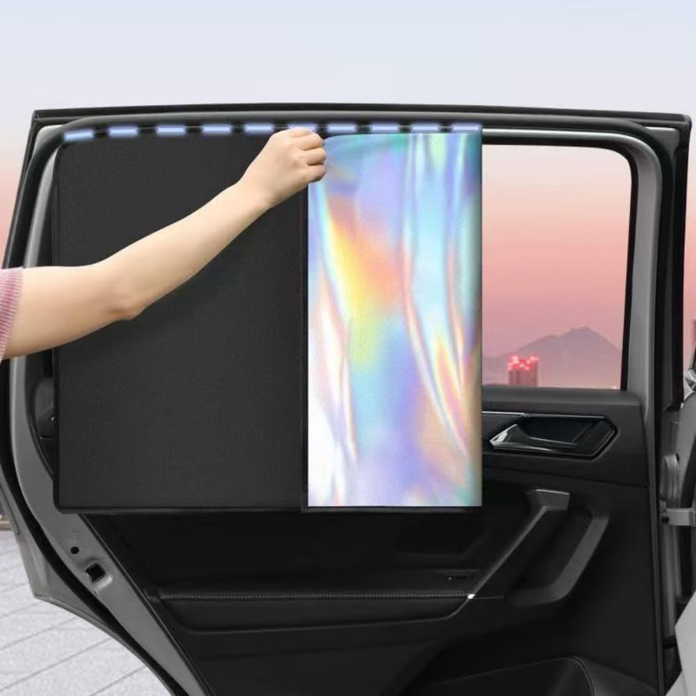 Parasol Coche Bebé para Smart #1 2023 2024, Parasol Coche Lateral Magnético Parasol de Coche Parasol Lateral Coche Ventana Lateral Cortinas Protección UV,C