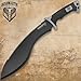 Bushmaster Stainless Steel Sawback Blade | High-Impact TPU Handle | Includes Nylon Sheath (Kukri)