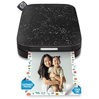 HP Sprocket Stampante fotografica istantanea portatile 5x7.6 cm (Nero) Stampa le immagini su carta...