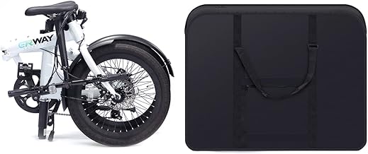 ERWAY Wheeled Bag, Folding Bicycle Bag, Fits 20 Inches, Storage Bag, Portable, Convenient, Waterproof